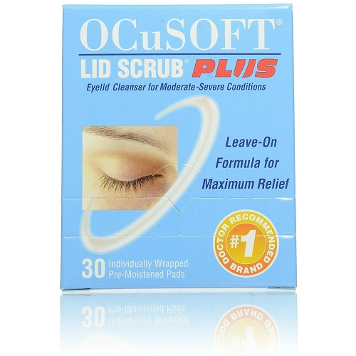 OCuSOFT Plus Eyelid Cleanser Pads 30 Each - Damage Box