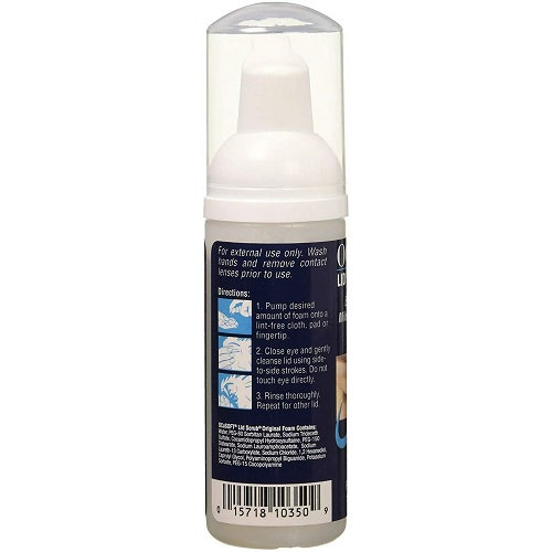 Ocusoft Eyelid Scrub Foaming Eyelid Cleanser 50ml - Image 2