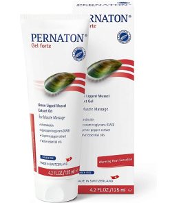 Pernaton Green Lipped Mussel Gel Forte for Muscle Massage, 125 ml
