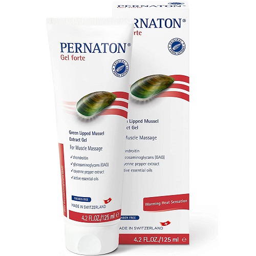 Pernaton Green Lipped Mussel Gel Forte for Muscle Massage, 125 ml