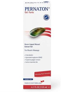 Alternative view of Pernaton Green Lipped Mussel Gel Forte for Muscle Massage, 125 ml