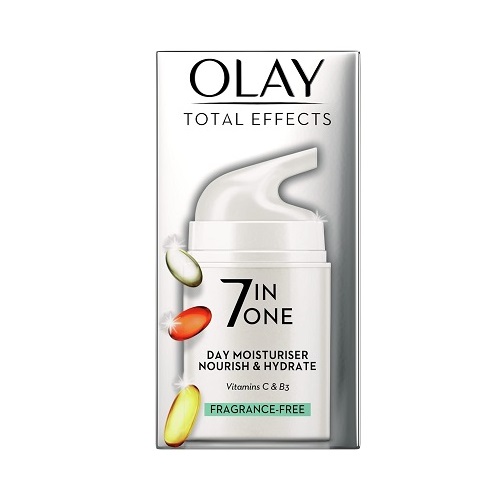 Olay Total Effects 7 in One AntiAgeing Moisturiser Fragrance Free , 50ml (BUY ONE GET ONE FREE)