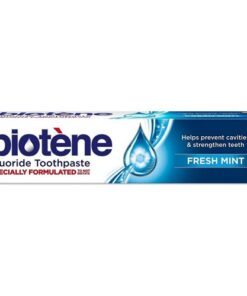 Biotene Fluoride Toothpaste for Dry Mouth Symptoms, Bad Breath Treatment and Cavity Prevention, Fresh Mint 100ml