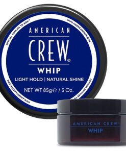 American Crew Men's Whip Styling Cream, Like Hair Gel with Light Hold & Natural Shine, 3 oz - Damage Box