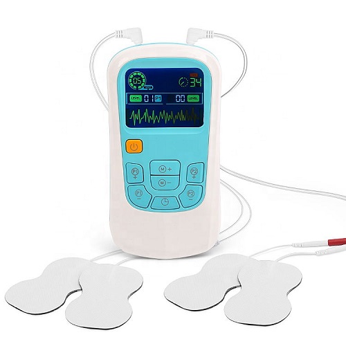 Beautyceuticals TENS 1.0 Device : Dual-Channel, 25 Programs, 50 Intensity Levels - Clinic-Grade Pain Relief at Home