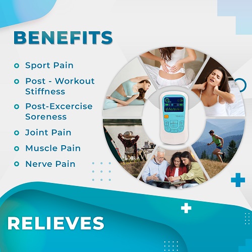 Beautyceuticals TENS 1.0 Device : Dual-Channel, 25 Programs, 50 Intensity Levels - Clinic-Grade Pain Relief at Home - Image 8