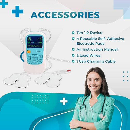 Beautyceuticals TENS 1.0 Device : Dual-Channel, 25 Programs, 50 Intensity Levels - Clinic-Grade Pain Relief at Home - Image 7