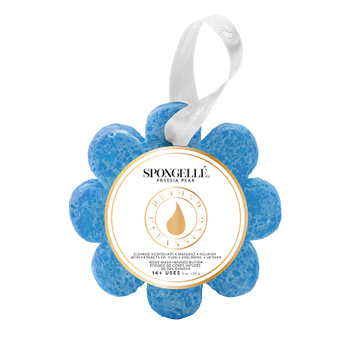 Spongellé® Freesia Pear | Wild Flower Soap Sponge – 14+ WASHES