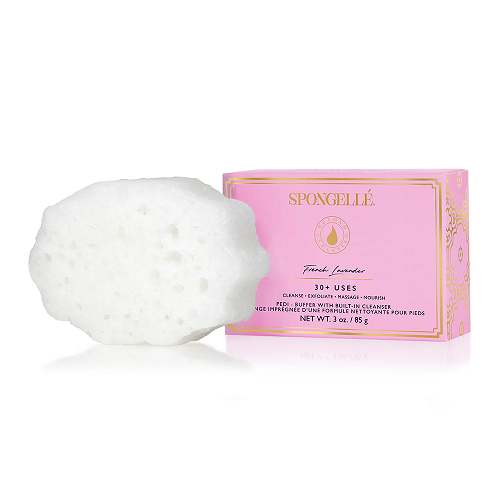 Spongellé® French Lavender | Pedi Buffer Soap Sponge – 30+ WASHES