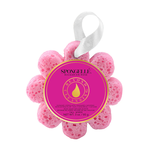 Spongellé® Bulgarian Rose | Wild Flower Soap Sponge – 14+ WASHES