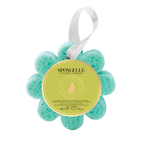 Spongellé® Coconut Verbena | Wild Flower Soap Sponge – 14+ WASHES
