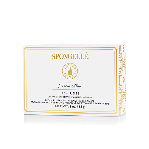 Spongellé® Freesia Pear | Pedi Buffer Soap Sponge – 30+ WASHES - Image 2
