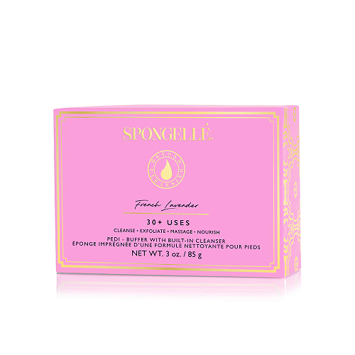Spongellé® French Lavender | Pedi Buffer Soap Sponge – 30+ WASHES - Image 2