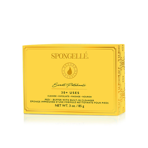 Spongellé® Sweet Patchouli | Pedi Buffer Soap Sponge – 30+ WASHES - Image 2