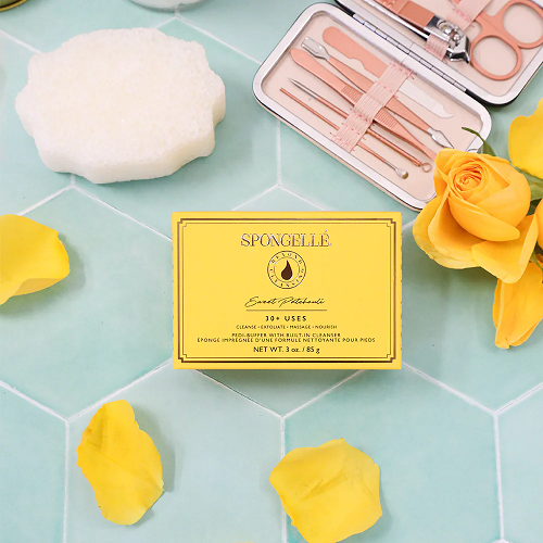 Spongellé® Sweet Patchouli | Pedi Buffer Soap Sponge – 30+ WASHES - Image 3