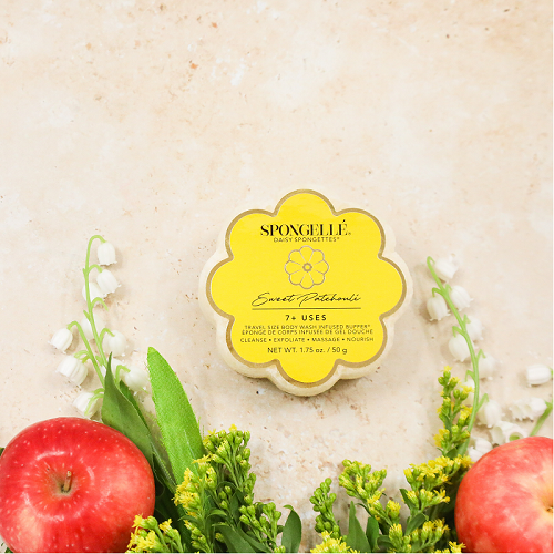 Spongellé® Sweet Patchouli | Daisy Spongette – 7+ WASHES - Image 3