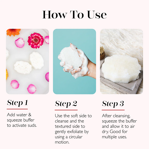 Spongellé® Sweet Patchouli | Pedi Buffer Soap Sponge – 30+ WASHES - Image 4