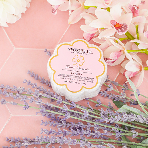 Spongellé® French Lavender | Daisy Spongette - 7+ WASHES - Image 4